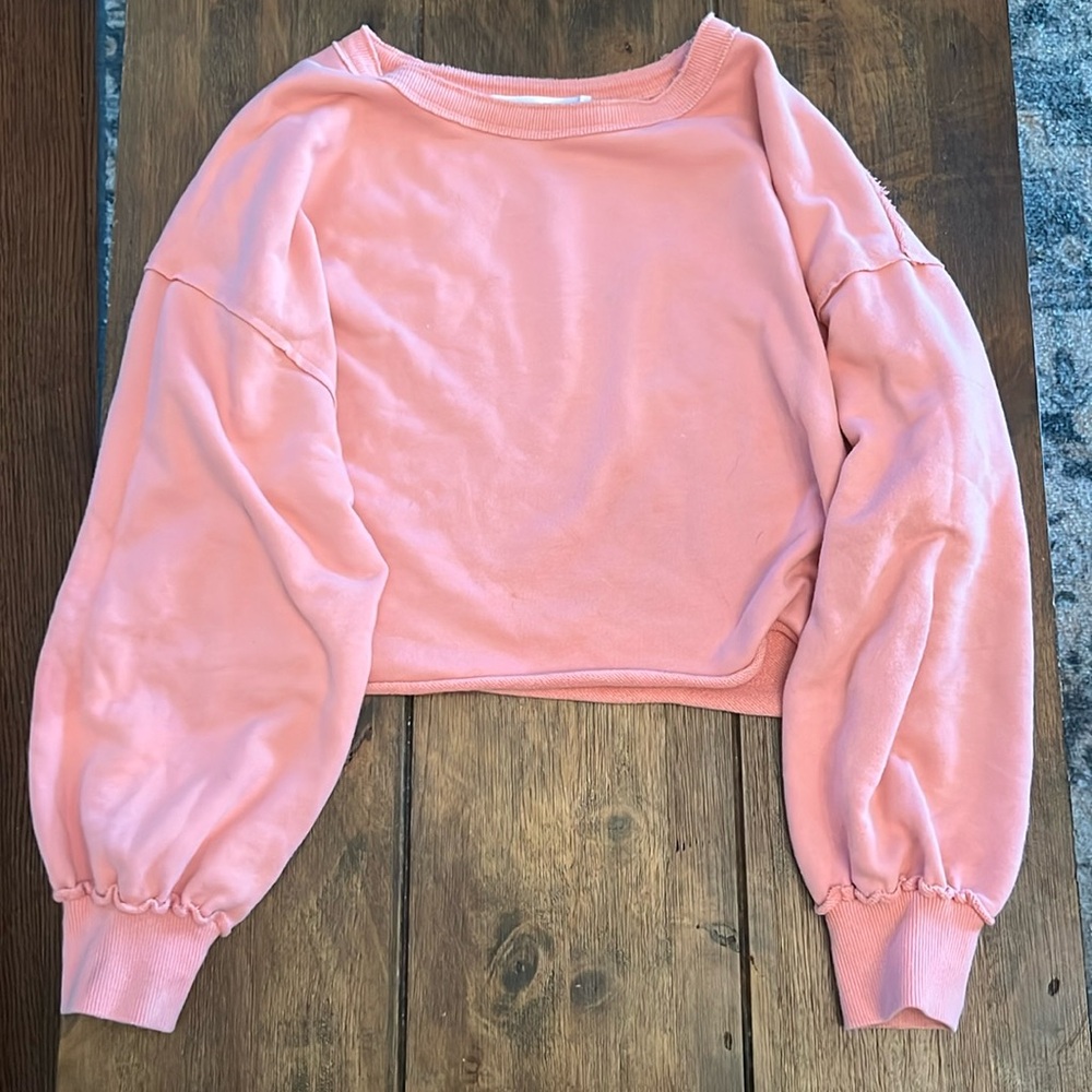 DNA Cropped Pink Sweater Size S